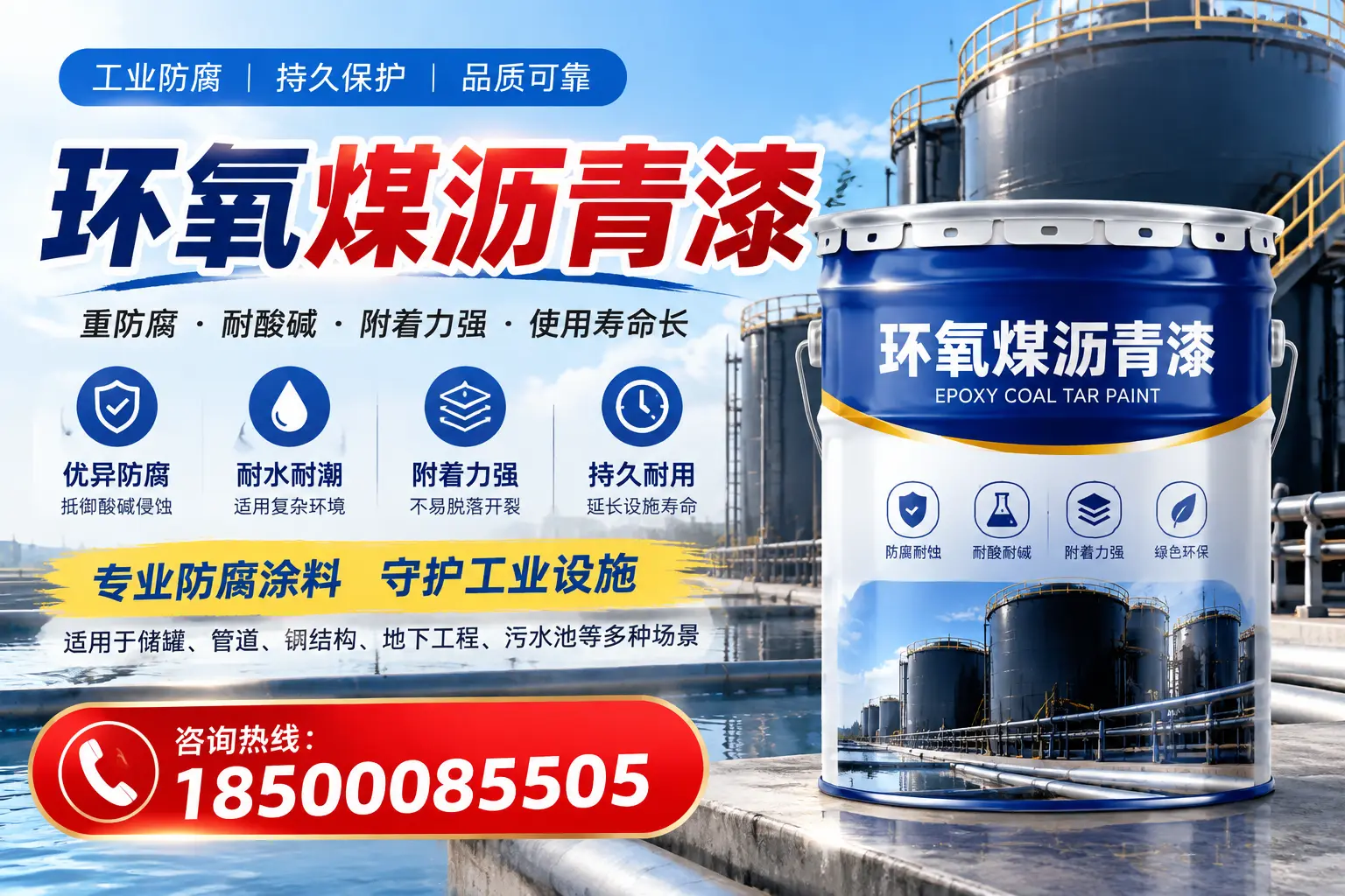 环氧煤沥青漆的施工工艺详解，保定企业必备知识
